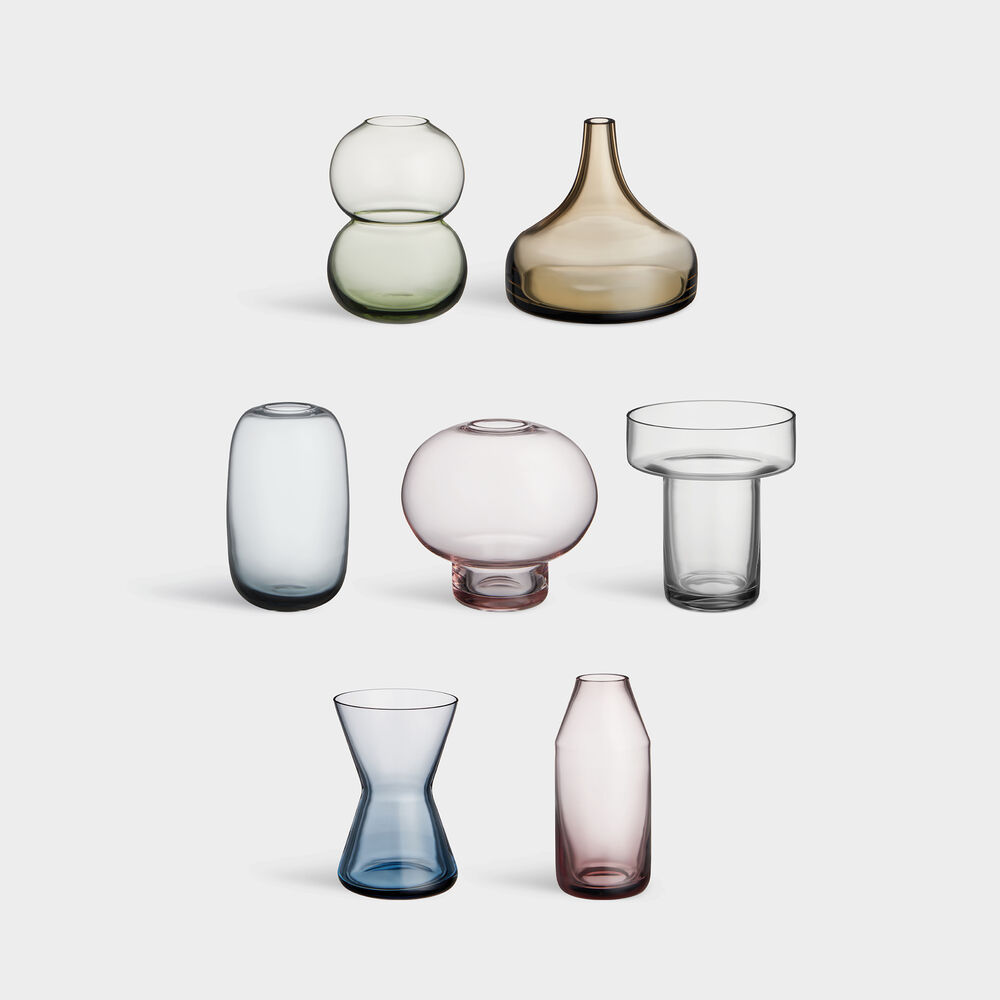 ORREFORS Midsummer vase 7-pak